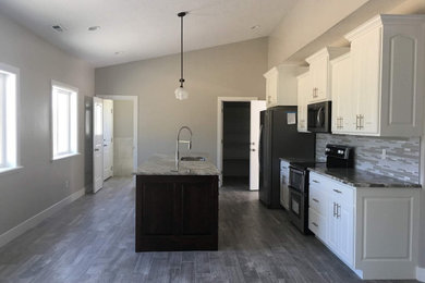 Eclectic kitchen photo in Salt Lake City