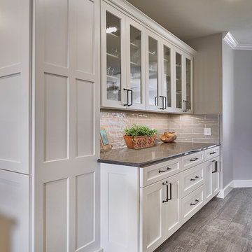 Butler's Pantry with Glass Doors