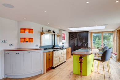 Design ideas for a bohemian kitchen in Cheshire.