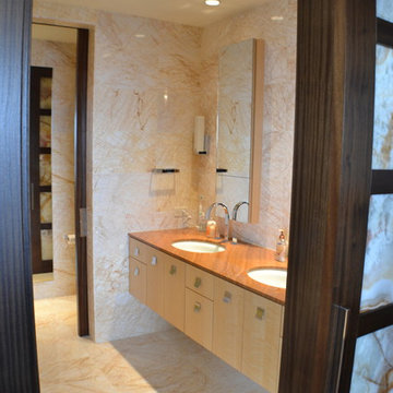 Four Seasons: Floating Vanity with Pocket Doors