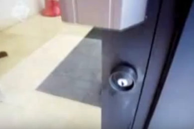 Commercial Door Lock Repair - Key won't come out!