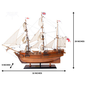 Beagle Museum-quality Fully Assembled Wooden Model Ship