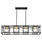 Nuvo Lighting - Nuvo Lighting 60/6417 Payne - 4 Light Trestle - Payne; 4 Light; Island Pendant with Clear BeveledPayne 4 Light Trestl Midnight Bronze Clea *UL Approved: YES Energy Star Qualified: n/a ADA Certified: n/a  *Number of Lights: Lamp: 4-*Wattage:60w G25 Medium Base bulb(s) *Bulb Included:No *Bulb Type:G25 Medium Base *Finish Type:Midnight Bronze