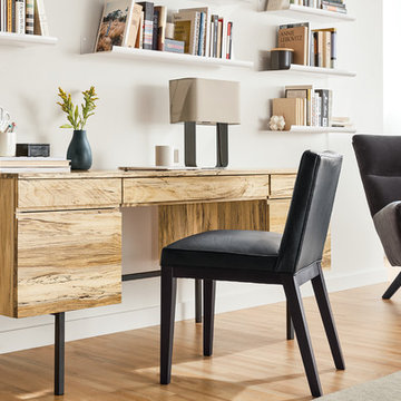 Shaw Desk with File Drawers