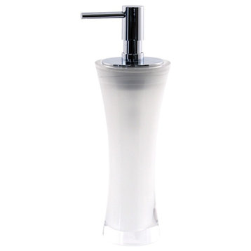 Free Standing Soap Dispenser Made From Thermoplastic Resins, Transparent