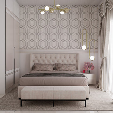 Ms. Anita Alexander | 4BHK Villa | Guest Bedroom | Bonito Designs | Bangalore