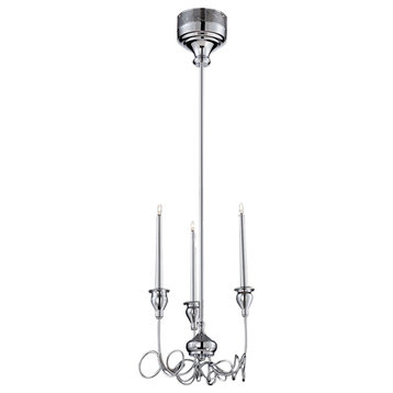 3-Light Contemporary Mini-Chandelier by Eurofase