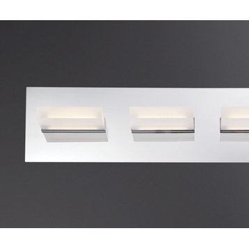 Olson 4-Light LED Bath Bar, Chrome Finish