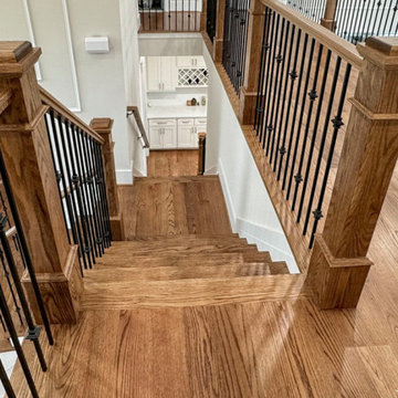 Project #117 | Custom Twist on a Classic L-Shaped Stair