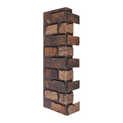 174-33-CHICAGO BRICK CORNER 33"H X 8"W X 3/4"D - Wall Panels