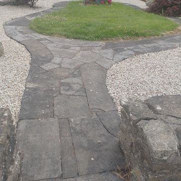 Locally Sourced Slate Garden Pathway