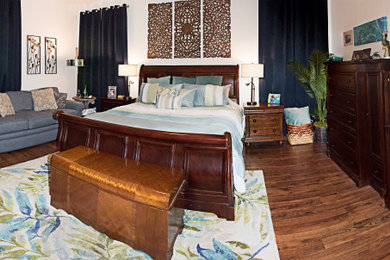Inspiration for a huge eclectic bedroom remodel in Phoenix