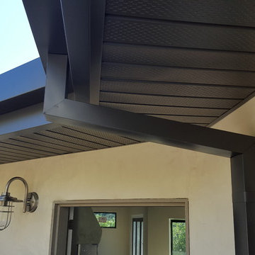 Cladding-Soffits, Fascia, Beams. Box Gutter "Tall" Glendale Ca.