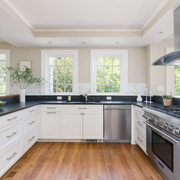 Larchwood Kitchen, Stainless Steel appliances
