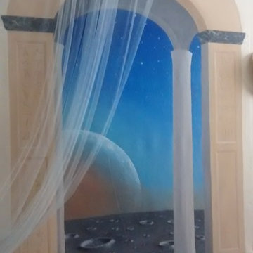 Trompe L'loeil Fantasy Mural