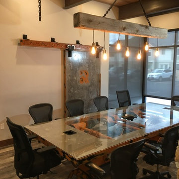 Dining Room Concrete Top Table