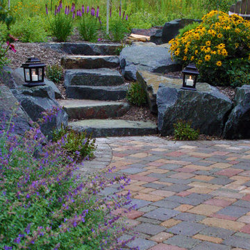 A Swimming Pond, Patio and Fire Pit