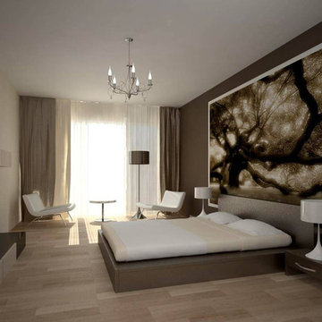 Modern and minimalist interior design