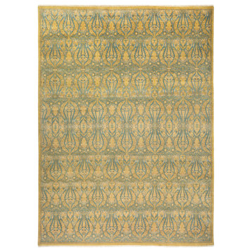Mogul, One-of-a-Kind Hand-Knotted Area Rug Green, 9'2"x12'6"