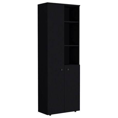 Nolic Multistotage with 5-tier storage shelves and 2 doors