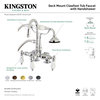Kingston Brass AE18T Vintage Deck Mounted Clawfoot Tub Filler - Oil Rubbed