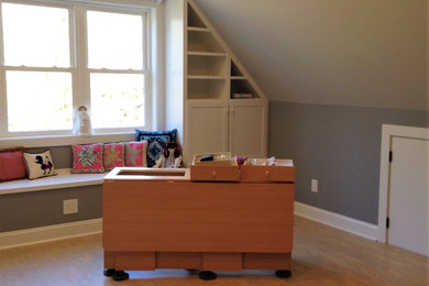 Example of a bedroom design in Raleigh