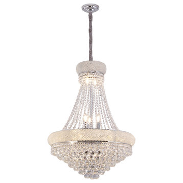 36", K9 Tier Chandelier 14-LED Bulbs Ceiling Chandelier Lamp for Living Room