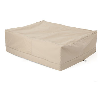 GDF Studio Coverall Outdoor Beige Waterproof Fabric Chat Set Cover