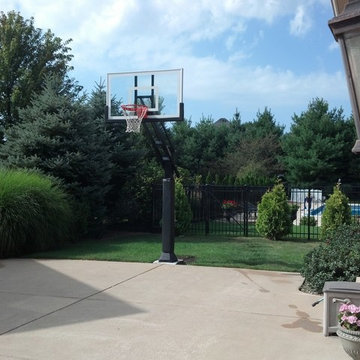 Daniel O's Pro Dunk Gold Basketball System on a 28x40 in Peoria, IL