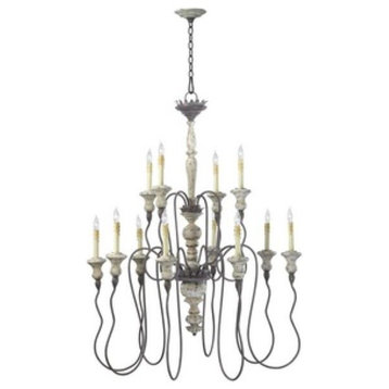 Cyan Lighting 6513-12-43 Provence - Twelve Light Chandelier