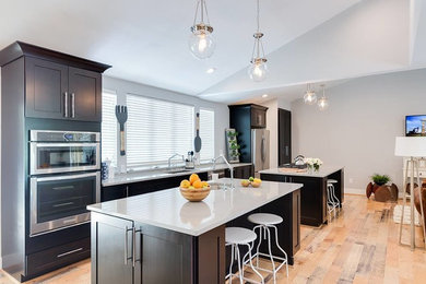 Kitchen - transitional kitchen idea in Other