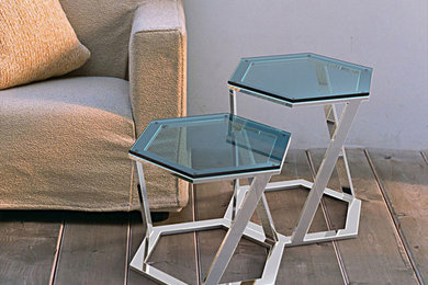 L'alliance du mobilier en verre et du design contemporain