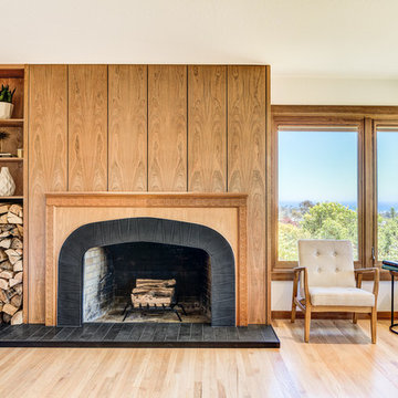 Contemporary with Warm Wood Accents