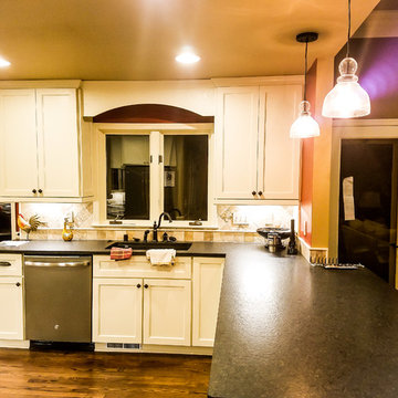 Mequon Kitchen, Fireplace, Dining room and Bathroom