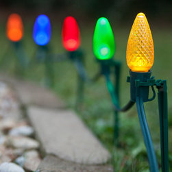 C9 Multicolor LED Pathway Lights Kit - Outdoor Lighting