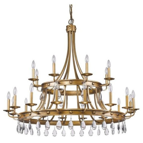 Acclaim Lighting IN11028AG Krista - Twenty-Four Light 2-Tier Chandelier