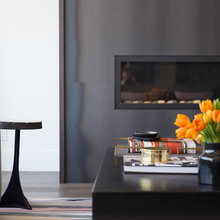 steel fireplace
