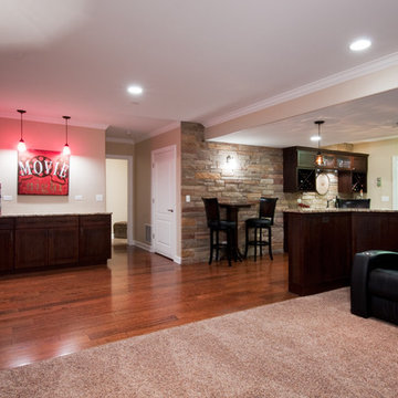 Basement Project in North Aurora, Il
