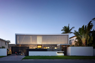 Example of a trendy exterior home design in Sunshine Coast