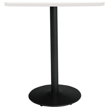 KFI Mode 30" Square Top Breakroom Table - White - Engineered Wood