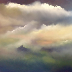 View from that morning flight 2 by Elaine Green - Paintings