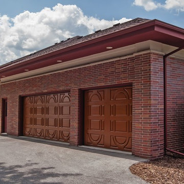 Wood Panel Garage Door