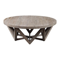 Uttermost - Uttermost Kendry Reclaimed Wood Coffee Table - Coffee Tables