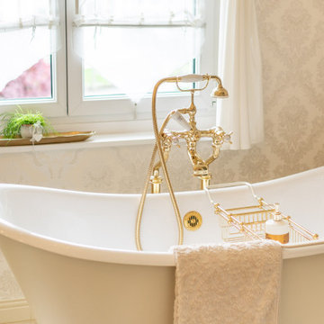 Freistehende Nostalgie Badewanne