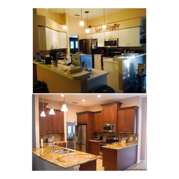 Curved Kitchen Remodel