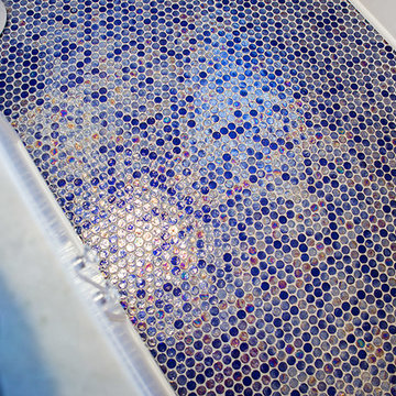 Peacock Powder Room