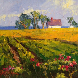 'Swedish Sundown' Original Oil Painting by Erin Dertner - Paintings