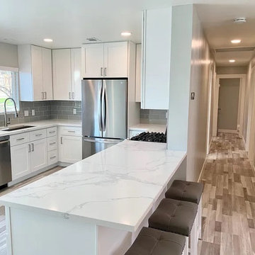 Open-Concept Kitchen with Island Seating