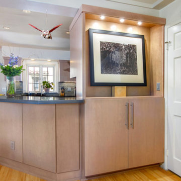 Kitchen Remodel with Quartz Counter Tops and Custom Cabinets