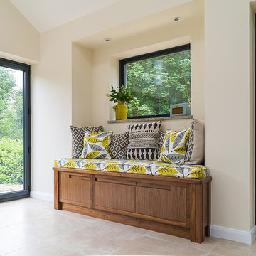 Walnut & painted kitchen